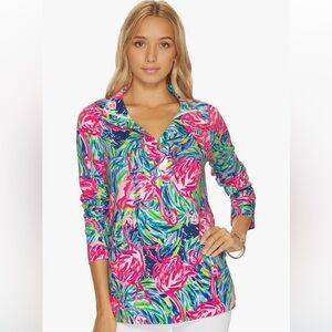 Lilly Pulitzer Windsor Pullover Jacket Size Large